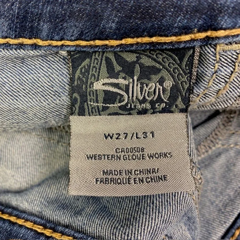 Silver Suki Jegging‎ Jeans, Size 27W/31L, EUC